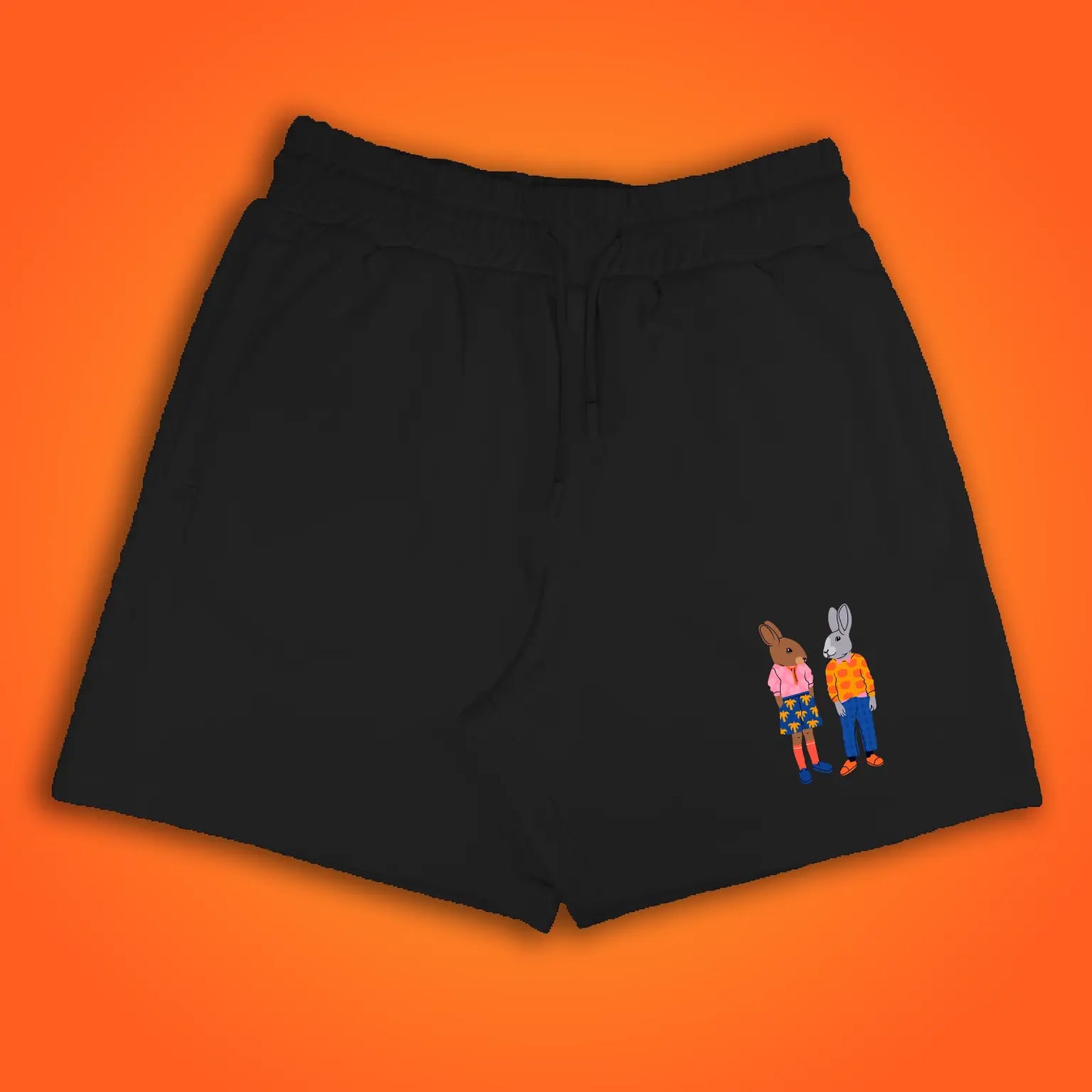 Bunny Black Shorts