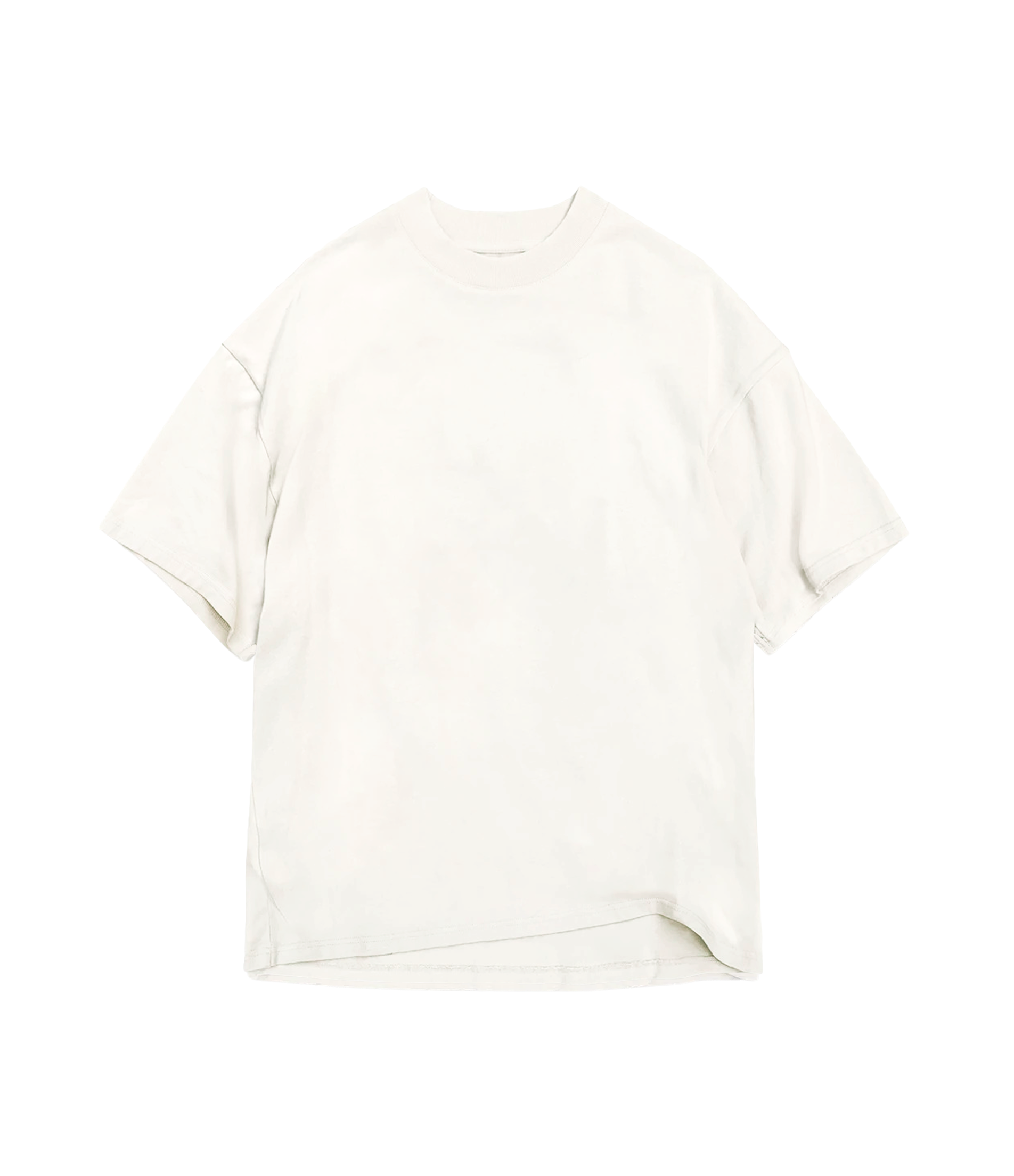White Oversized T shirt No Logo