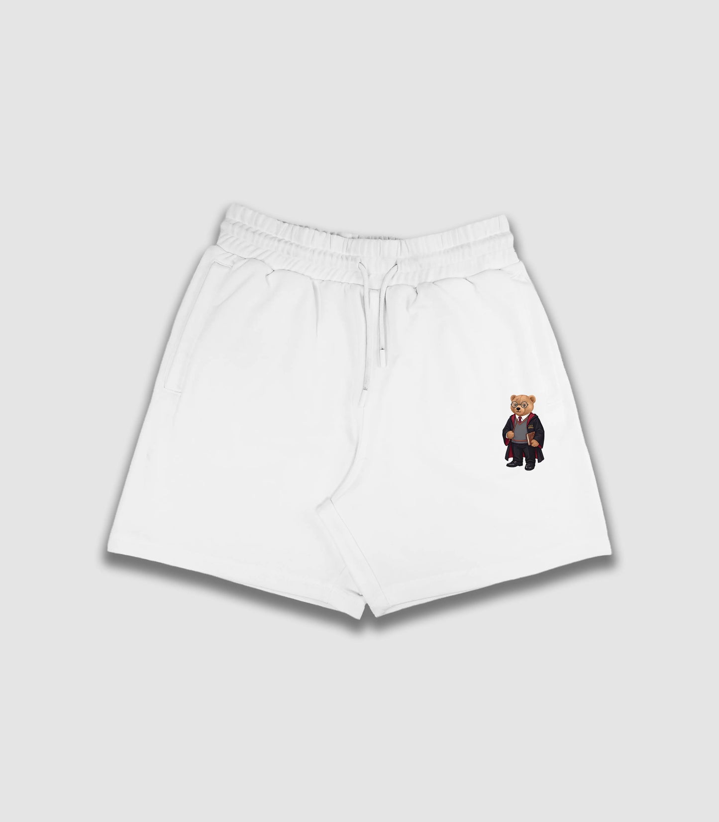Dark Wizard Teddy White Shorts