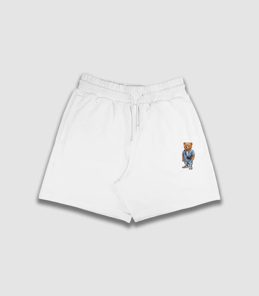 Euro Summer Teddy White Shorts