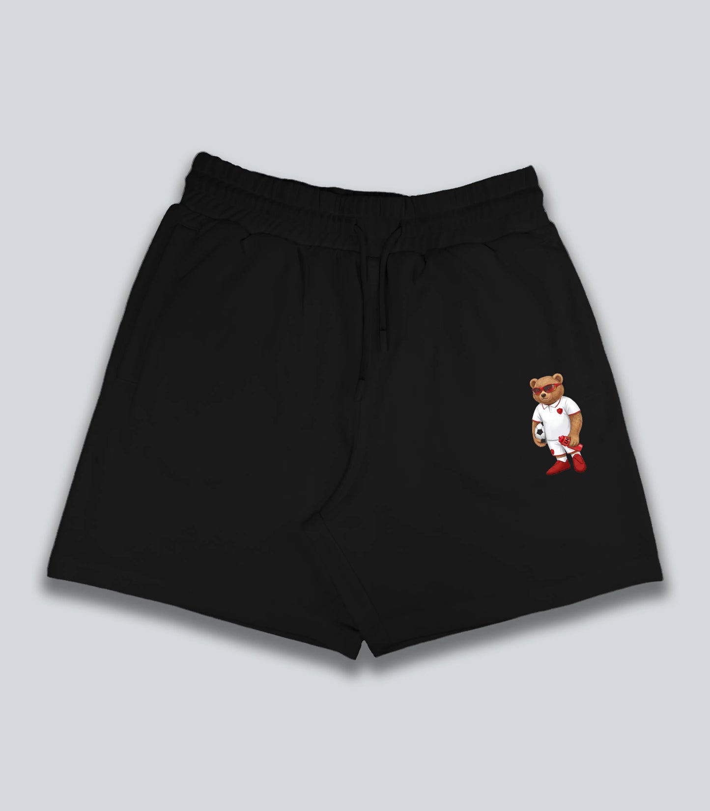 Footballer Teddy Black Shorts