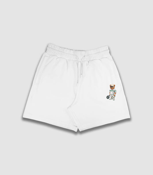 Padel Player Teddy White Shorts