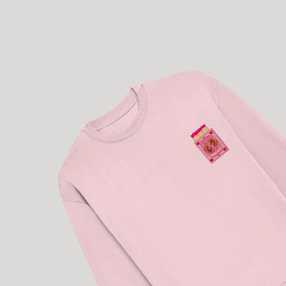 Perfect Match Light Pink Oversized Sweatshirt (Heavyweight)