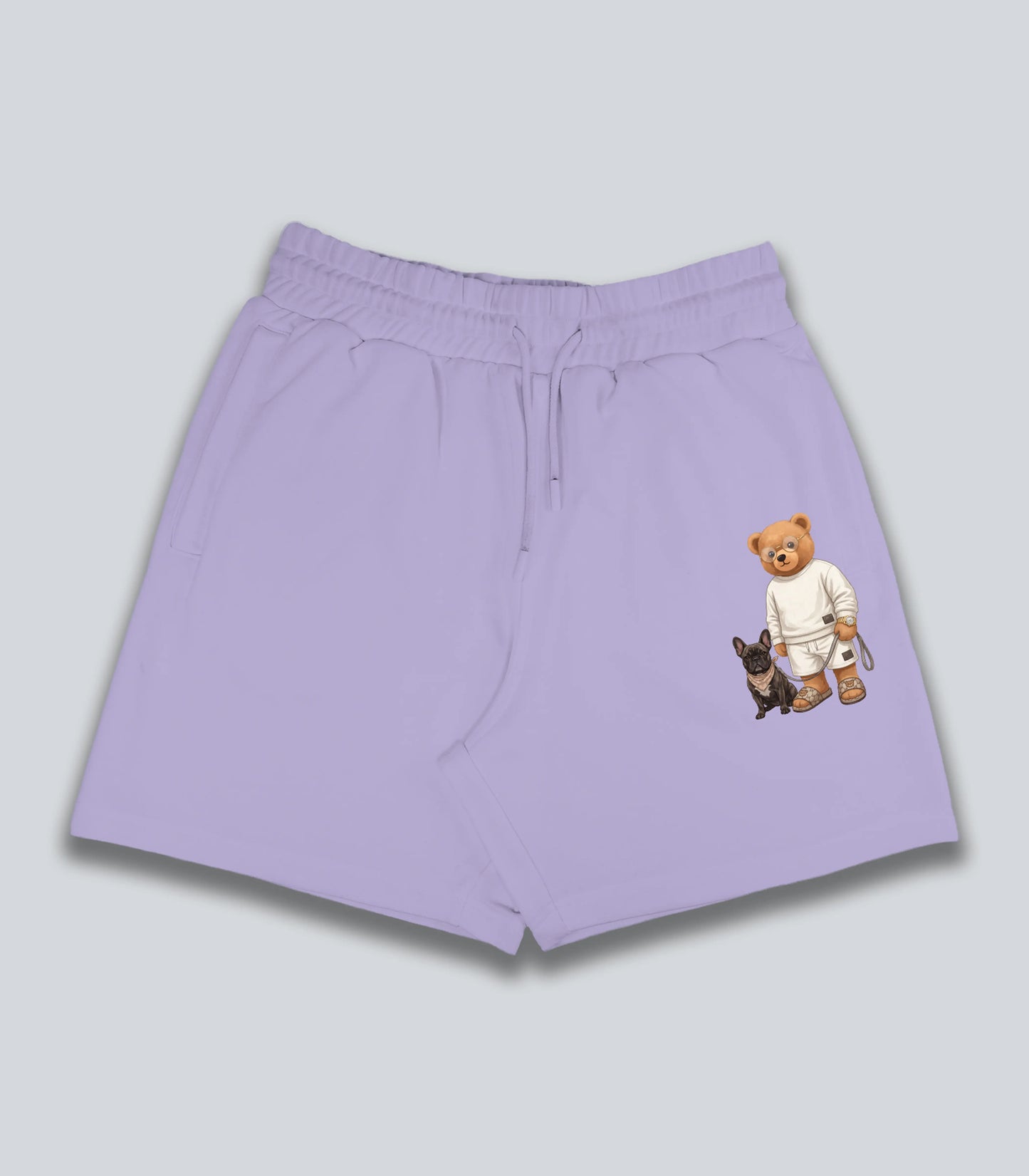 Pet Parent Teddy Lavender Shorts