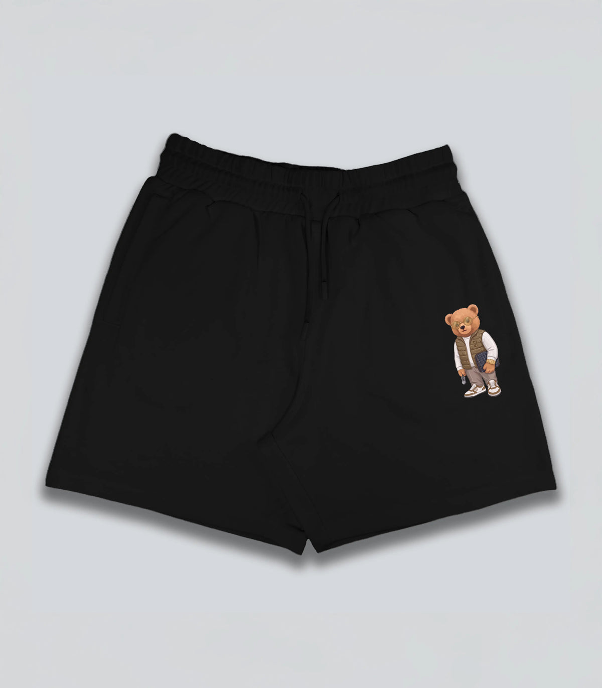 Prompt Engineer Teddy Black Shorts