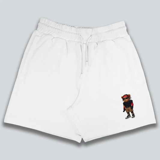 Travis Teddy White Shorts