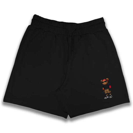 Travis Teddy Black Shorts