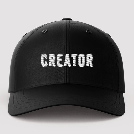 Creator Black Baseball Cap