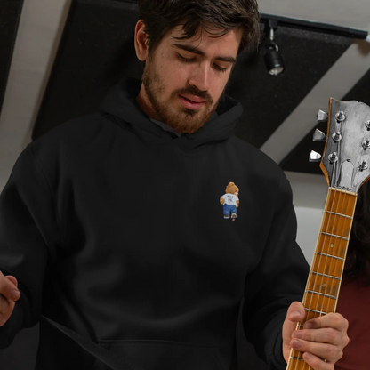 Follow Your Dreams Black Oversized Hoodie (Heavyweight)