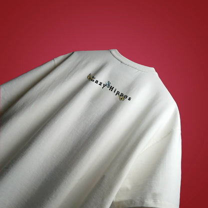 Faith Over Fear White Oversized T-shirt