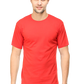 Red Crew Neck T-shirt - No Logo