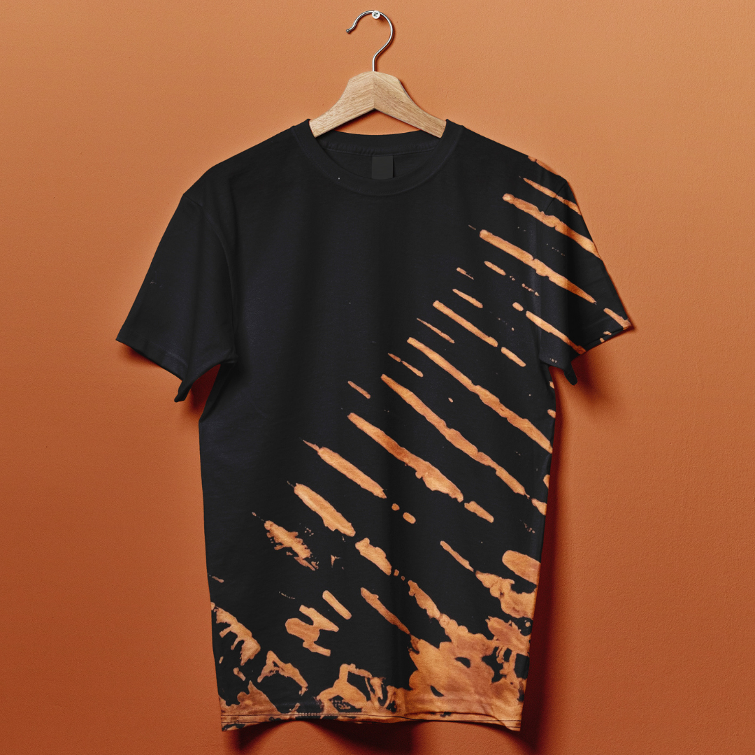 Orange Crossing Tie Dye Unisex T-shirt
