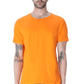Orange Crew Neck T-shirt - No Logo