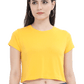 Women's Golden Yellow Crop Top