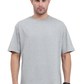 Grey Melange Oversized T-shirt - No Logo