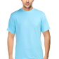 Sky Blue Crew Neck T-shirt - No Logo