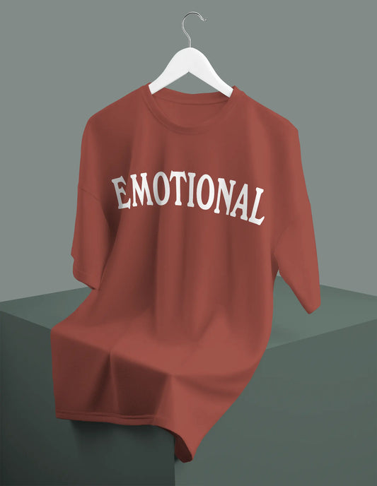 Emotional Coral Oversized T-shirt