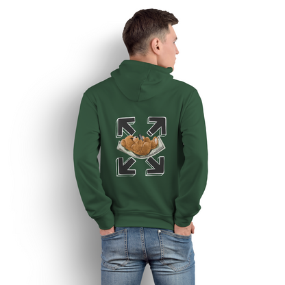 Billionaire Teddy Bottle Green Hoodie (Lightweight)