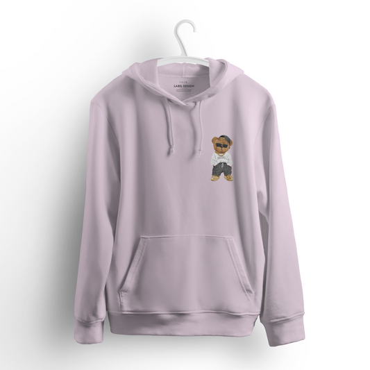 The Misfit Teddy Baby Pink Hoodie