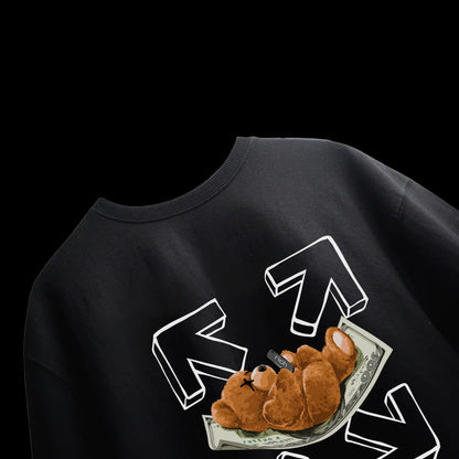 Billionaire Teddy Black Oversized T-shirt