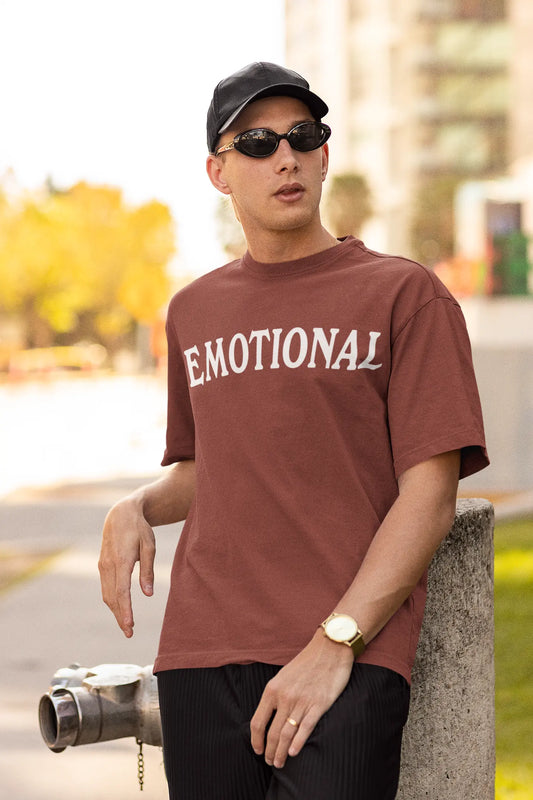 Emotional Coral Oversized T-shirt