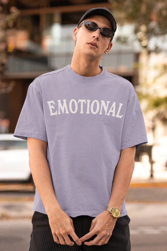 Emotional Lavender Oversized T-shirt