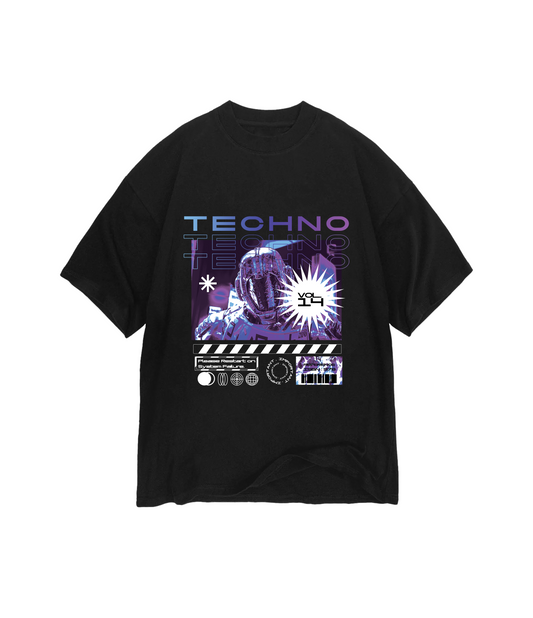 Techno Robot Oversized T-Shirt