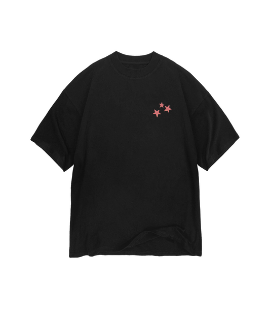 Sky Full of Stars Black Oversized T-shirt